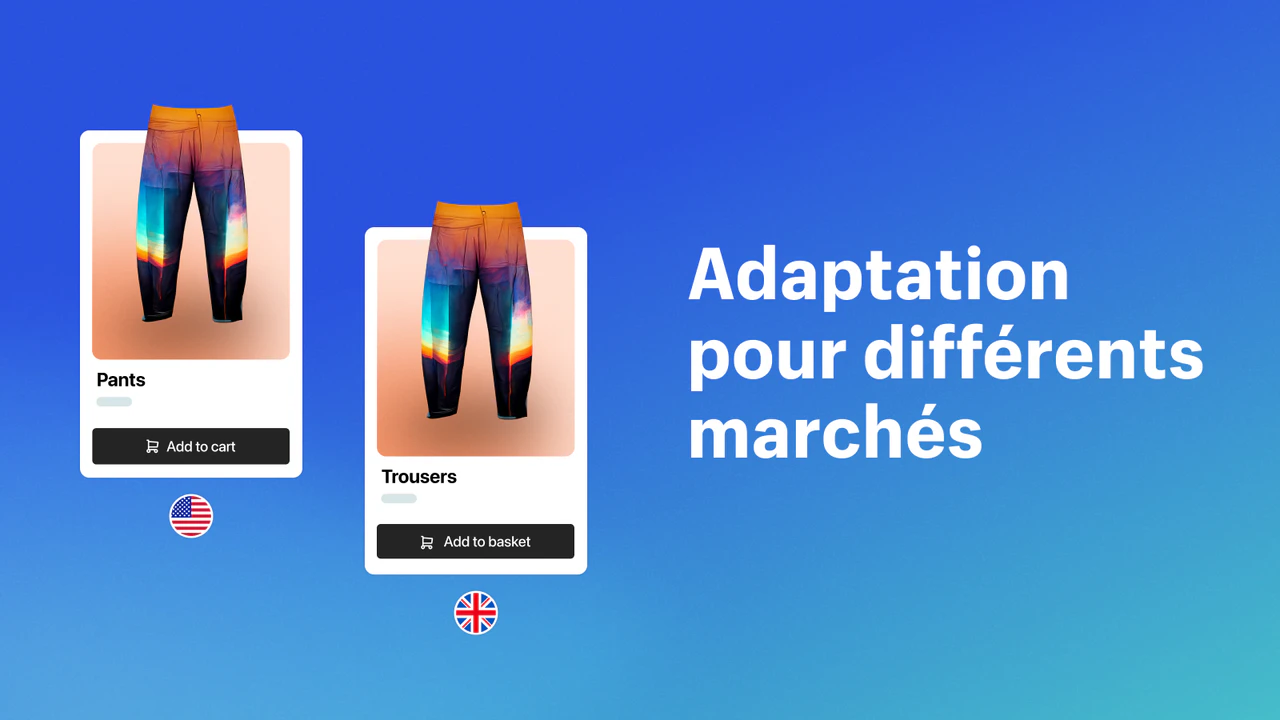 Adaptación de contenido por mercado en Shopify