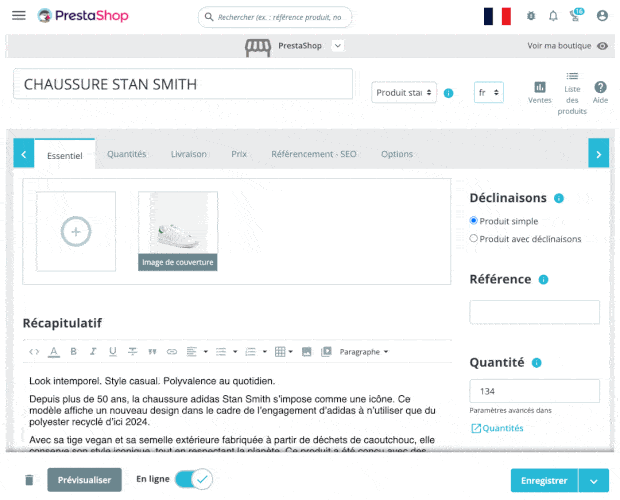 Automatische Übersetzung in PrestaShop mit Reversia