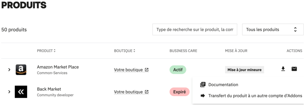 Gestore moduli PrestaShop, dove si carica reversia.zip