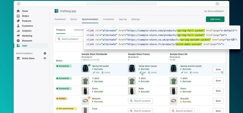 Hreflang Shopify