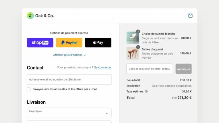 Traduire Checkout Shopify
