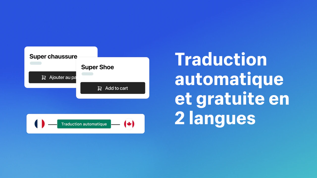 Translate & Adapt - 2 langues seulement
